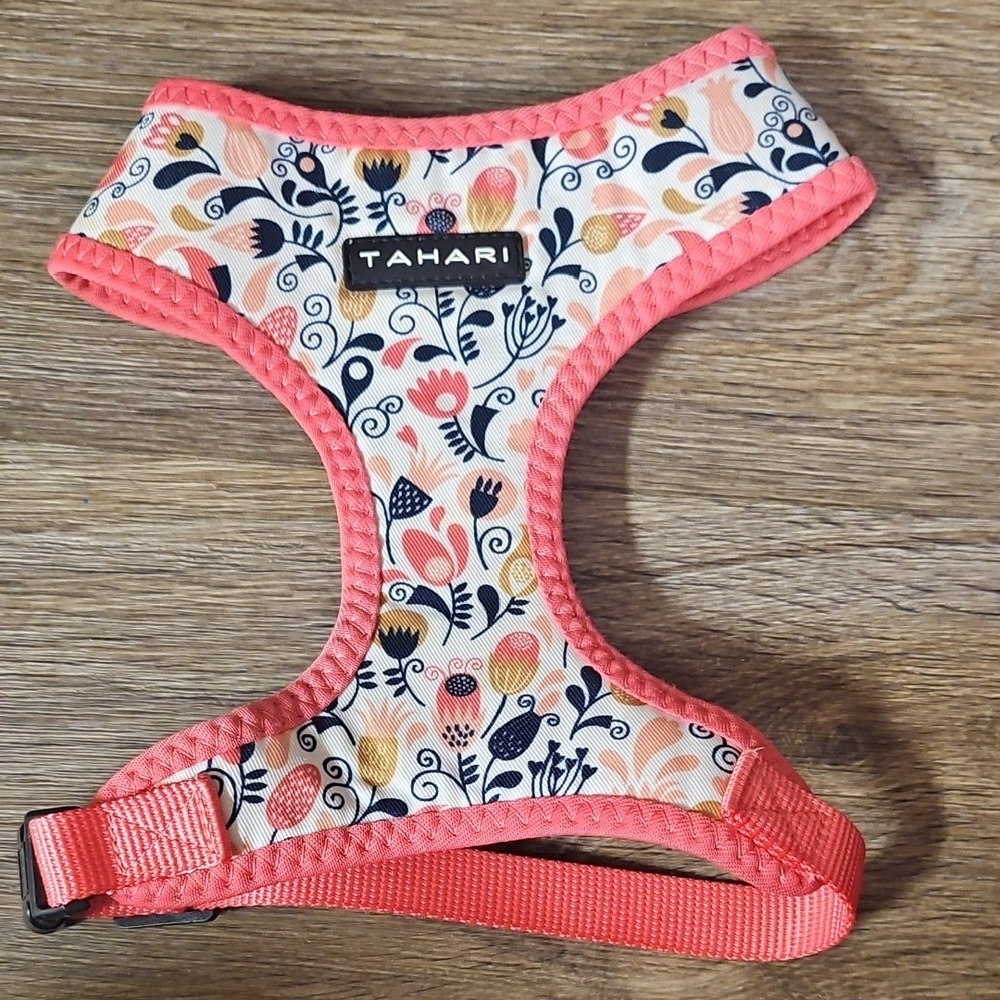 Tahari Kids Floral Harness - Coral and Navy